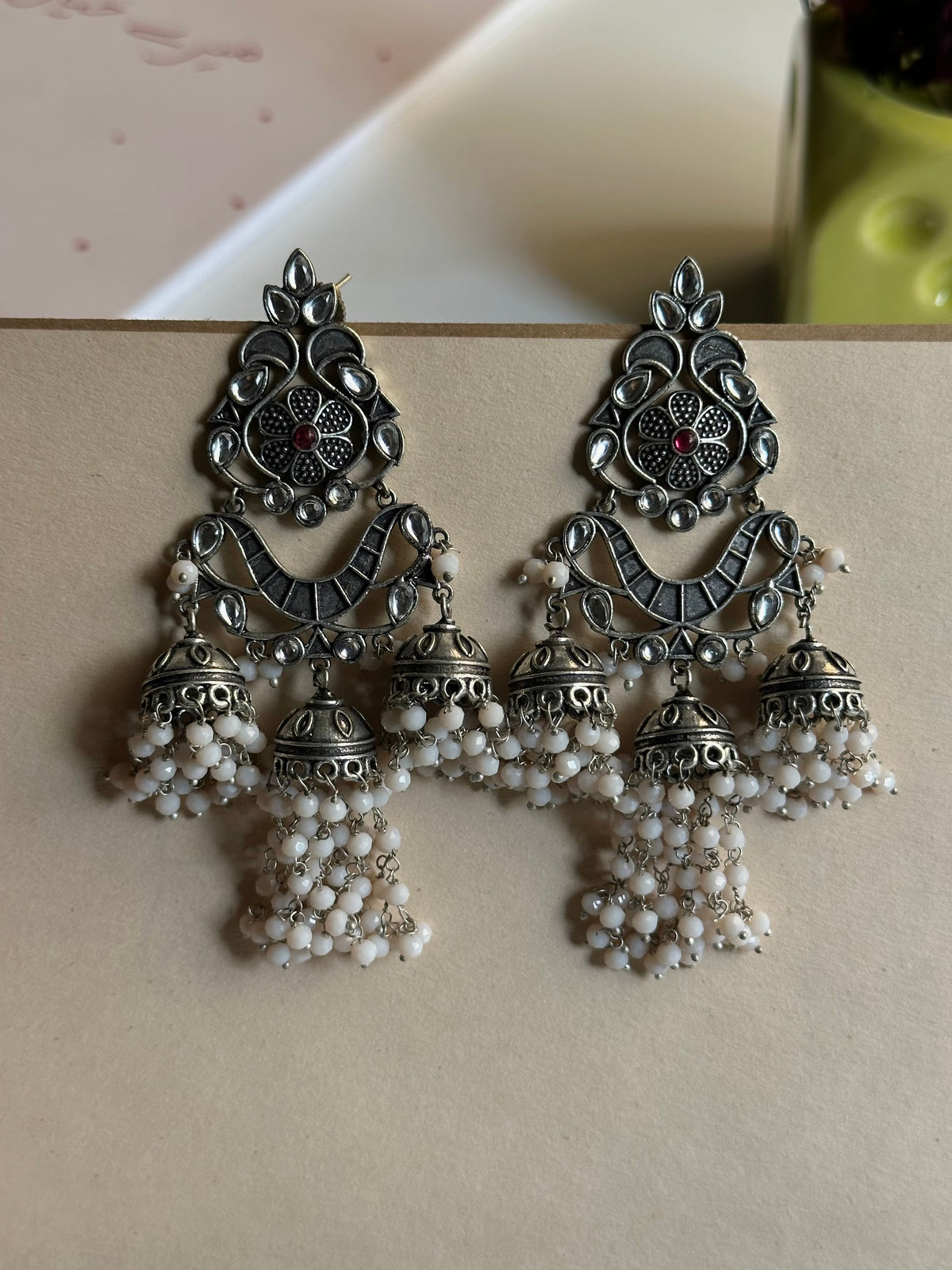 Gul Nasheen Jhumki (5 Colors)