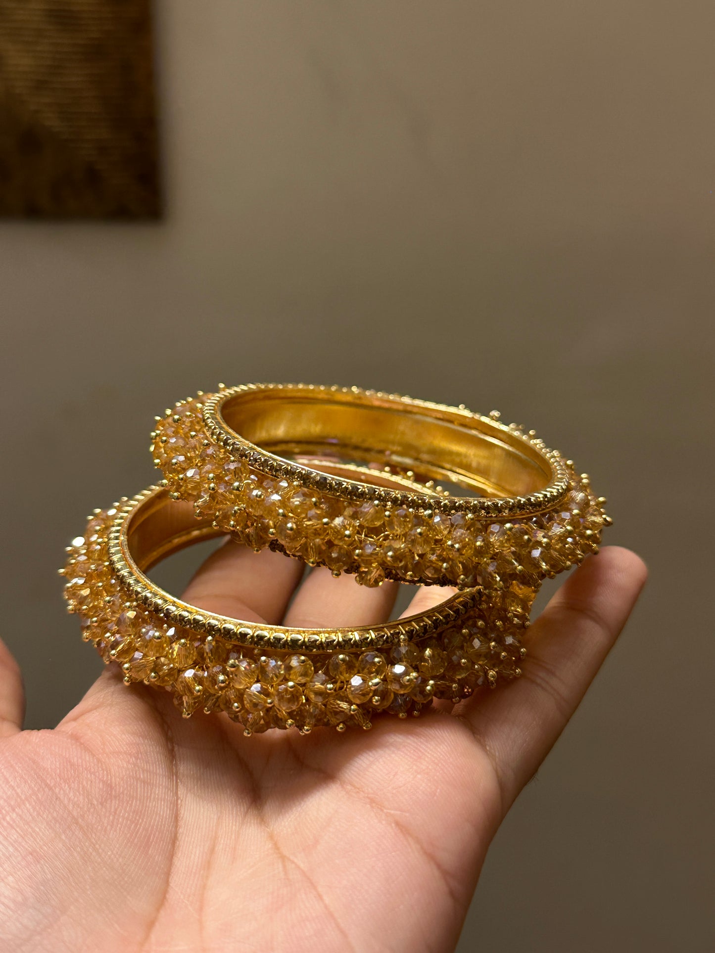 Crystal beaded Bangles