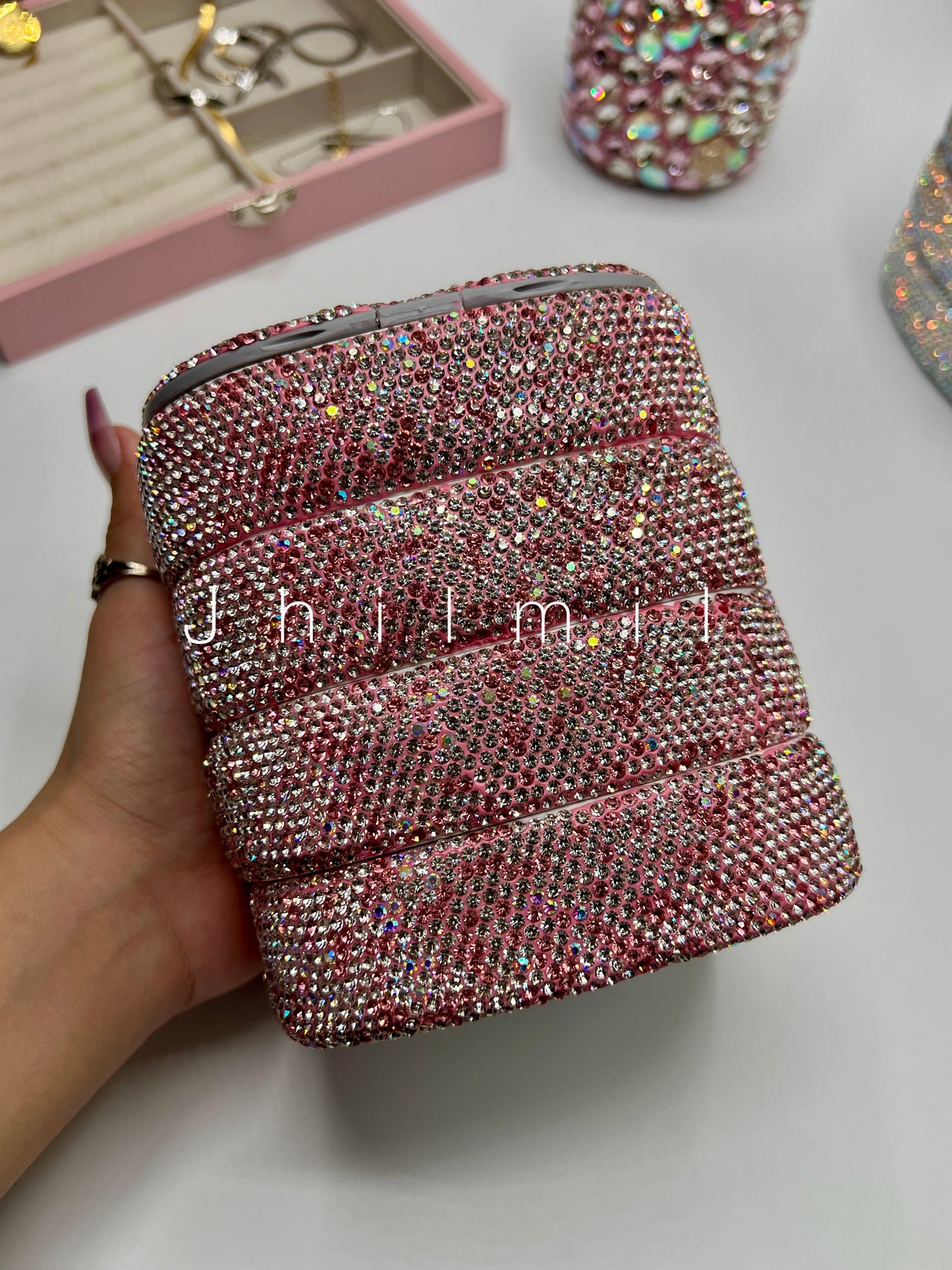 Bling Rhinestone Jewelry Organizer