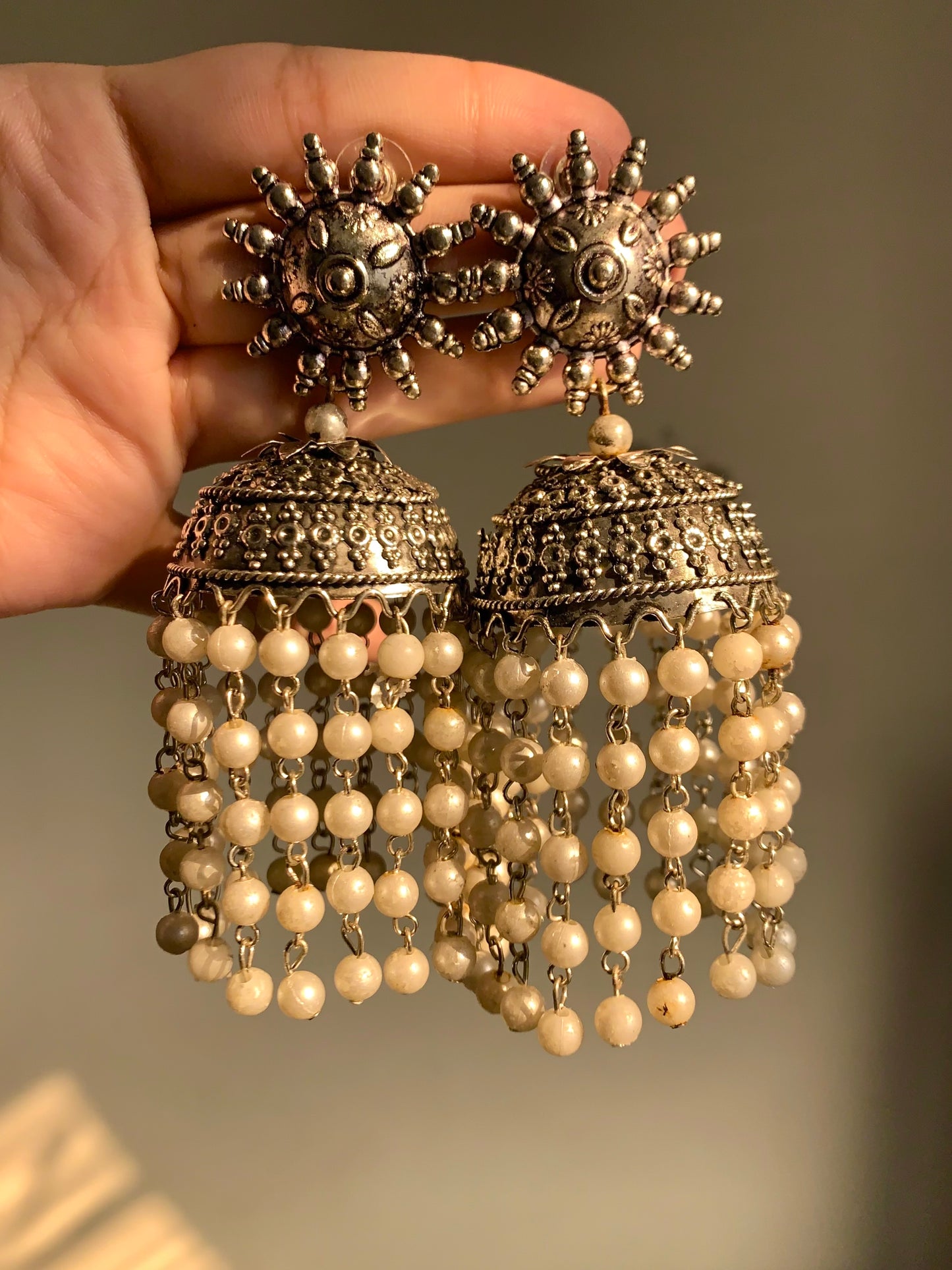 Oxidized Jhumka Design 32