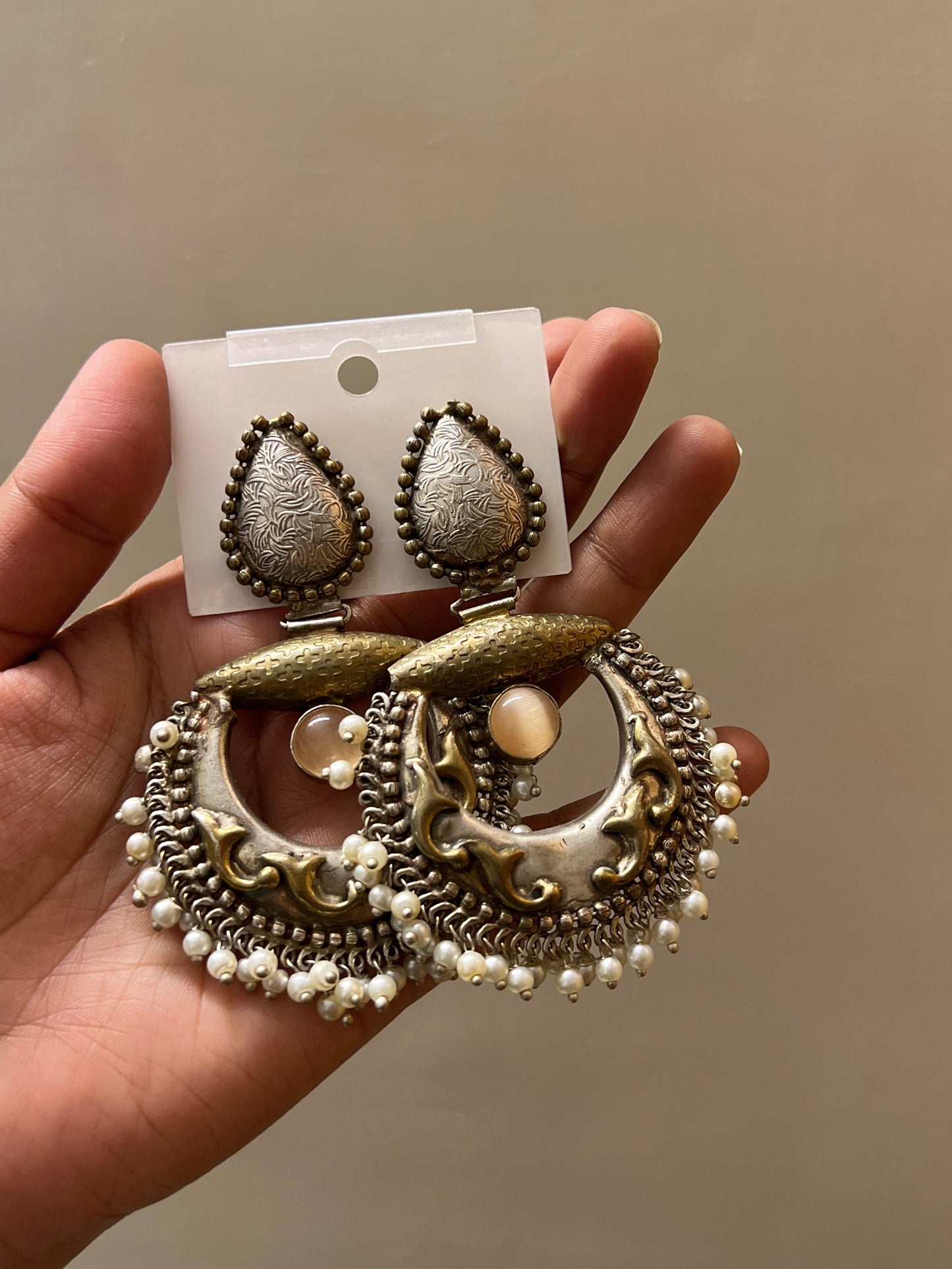 Dual Tone Gul Chand Bali