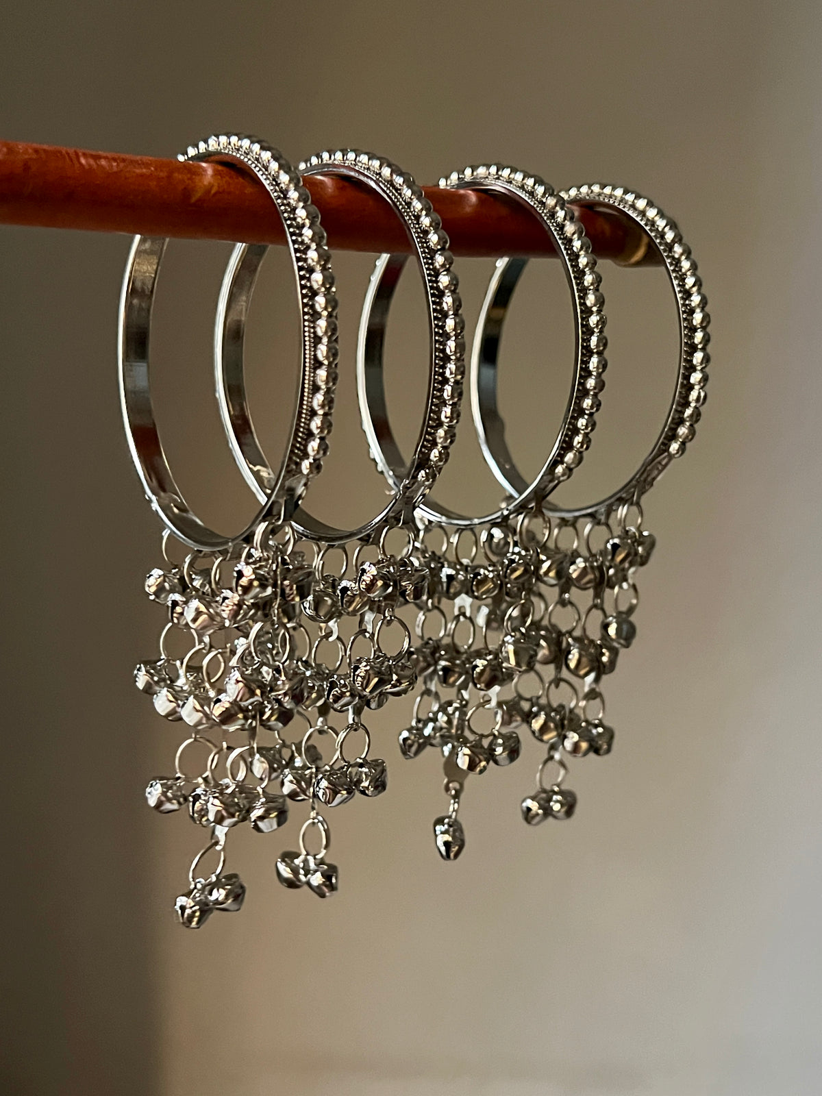 Beaded Ghungroo Latkan Bangles