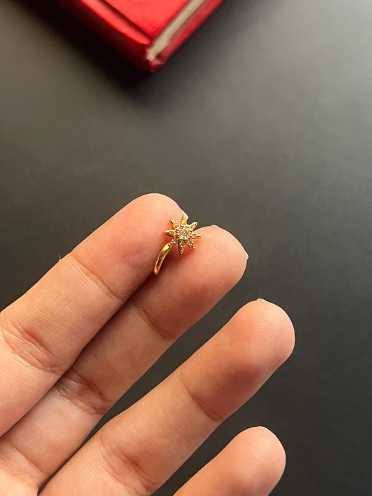 Golden phool Nosepin