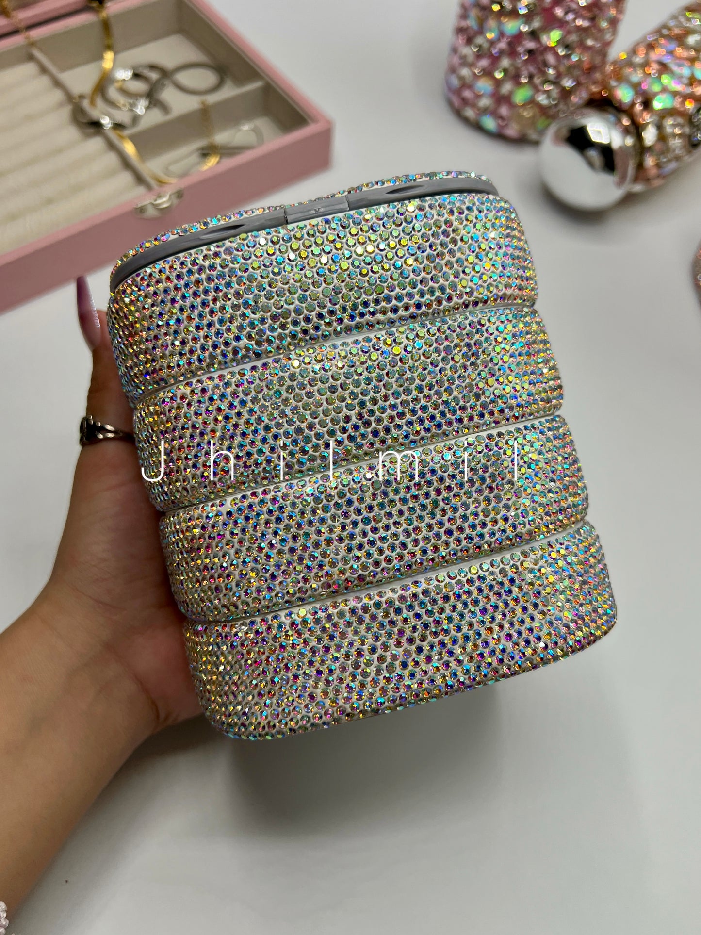 Bling Rhinestone Jewelry Organizer