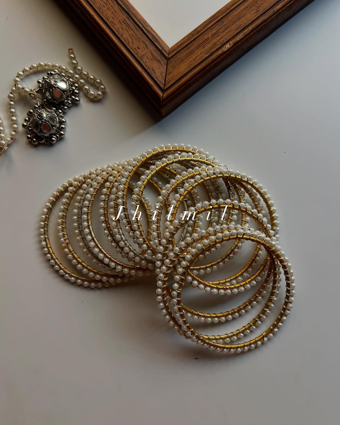 Handcrafted Pearl bangles