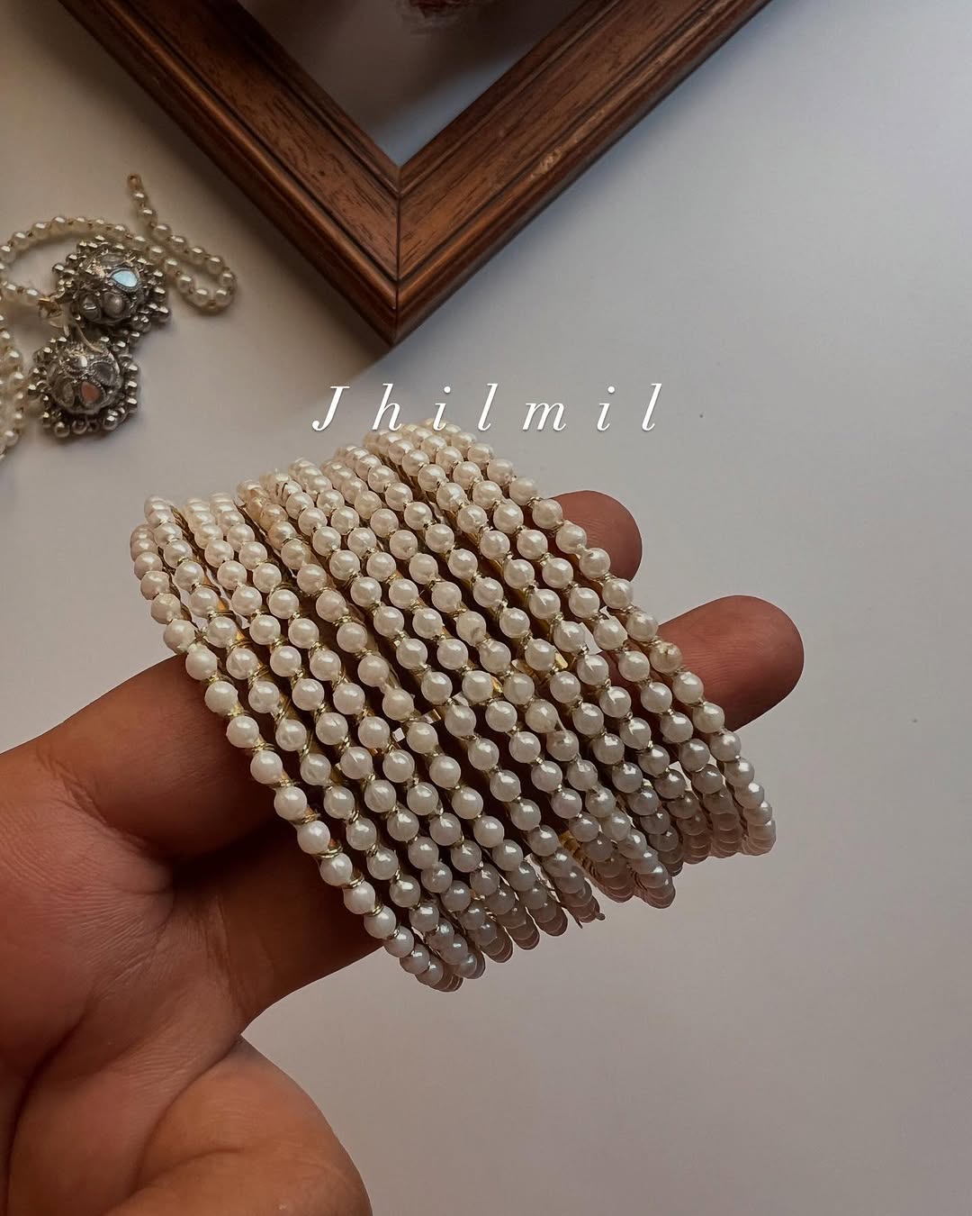 Handcrafted Pearl bangles