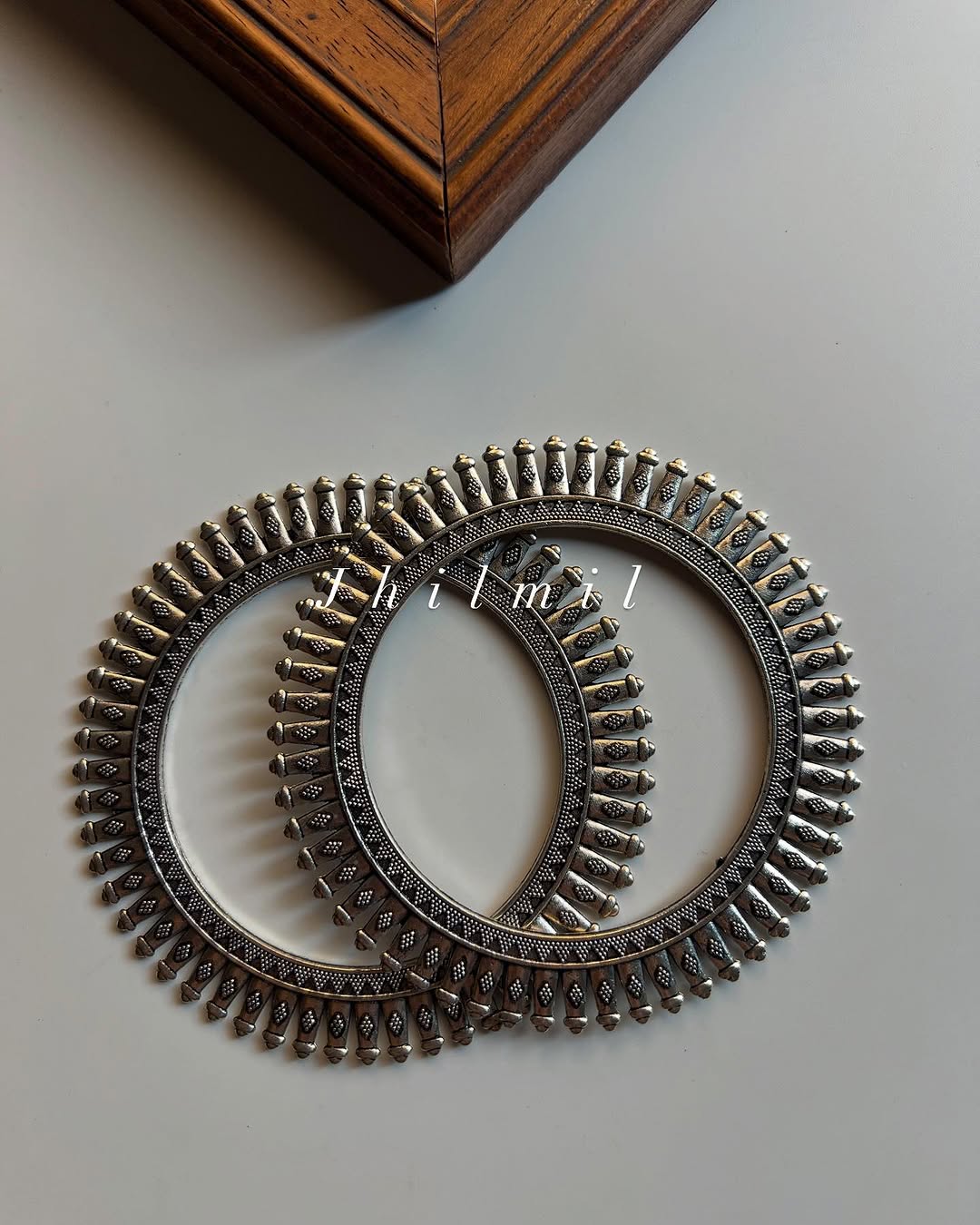 Spikes Compressed Bangles
