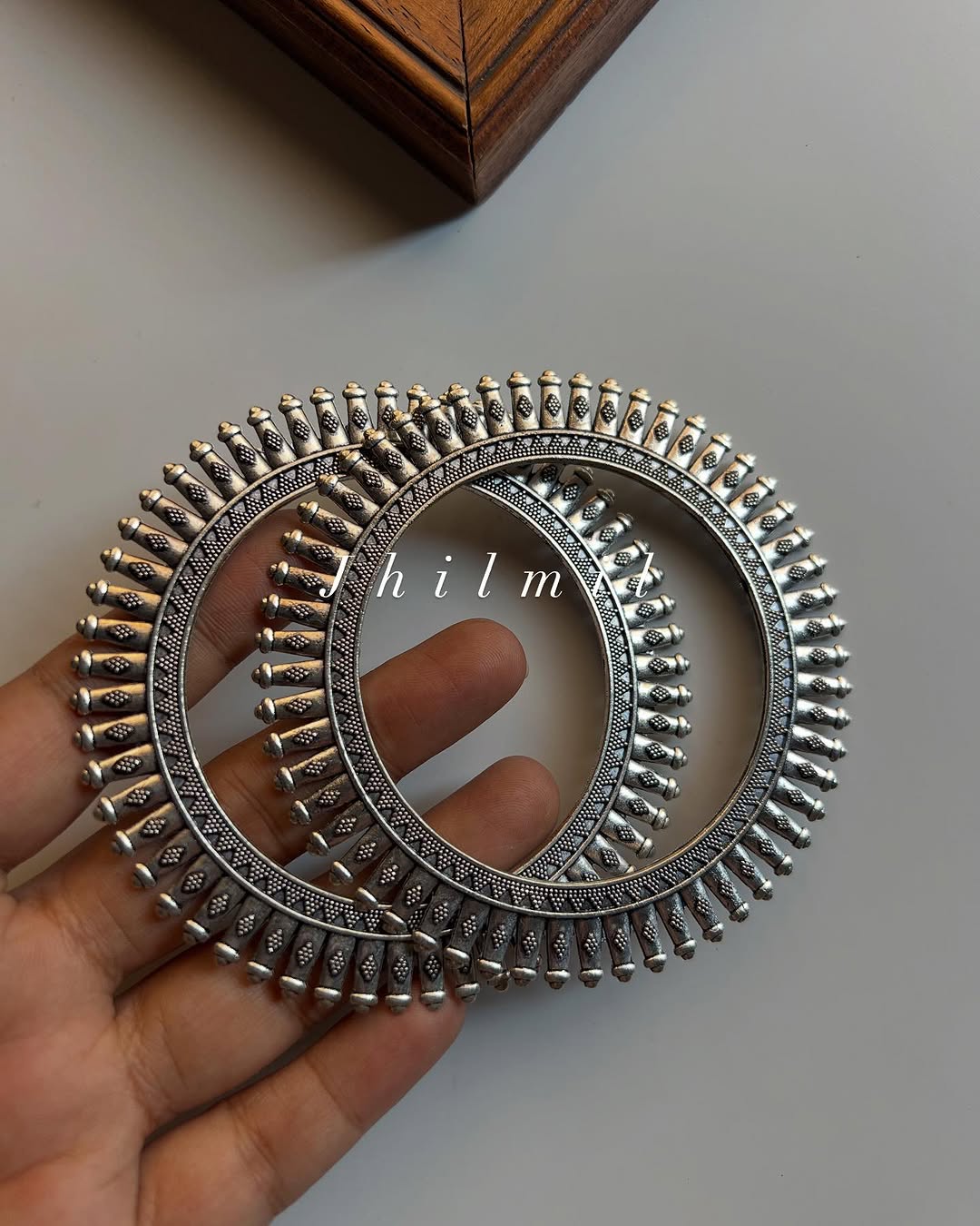 Spikes Compressed Bangles