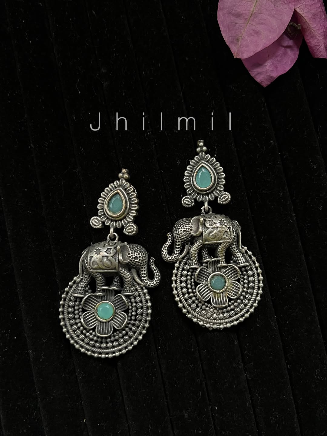 Elephant Flower Earrings