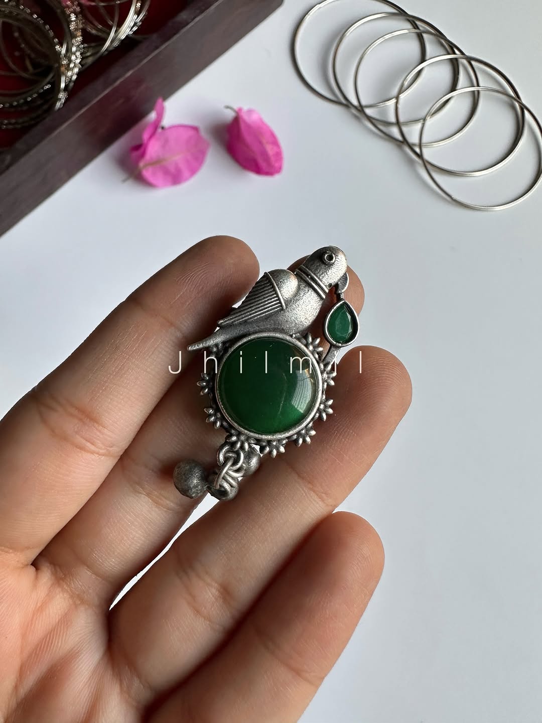 Bird Stone Ring