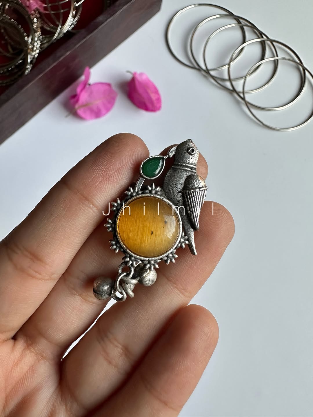 Bird Stone Ring