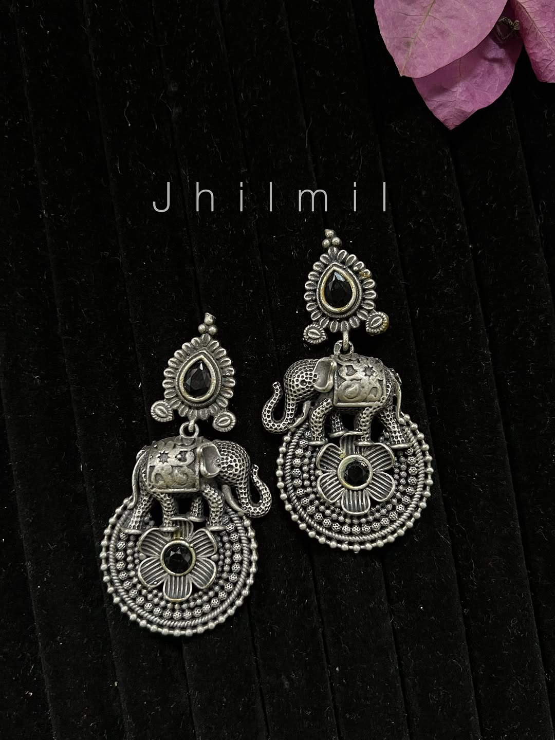 Elephant Flower Earrings