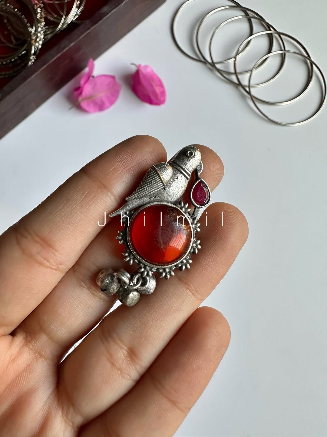 Bird Stone Ring