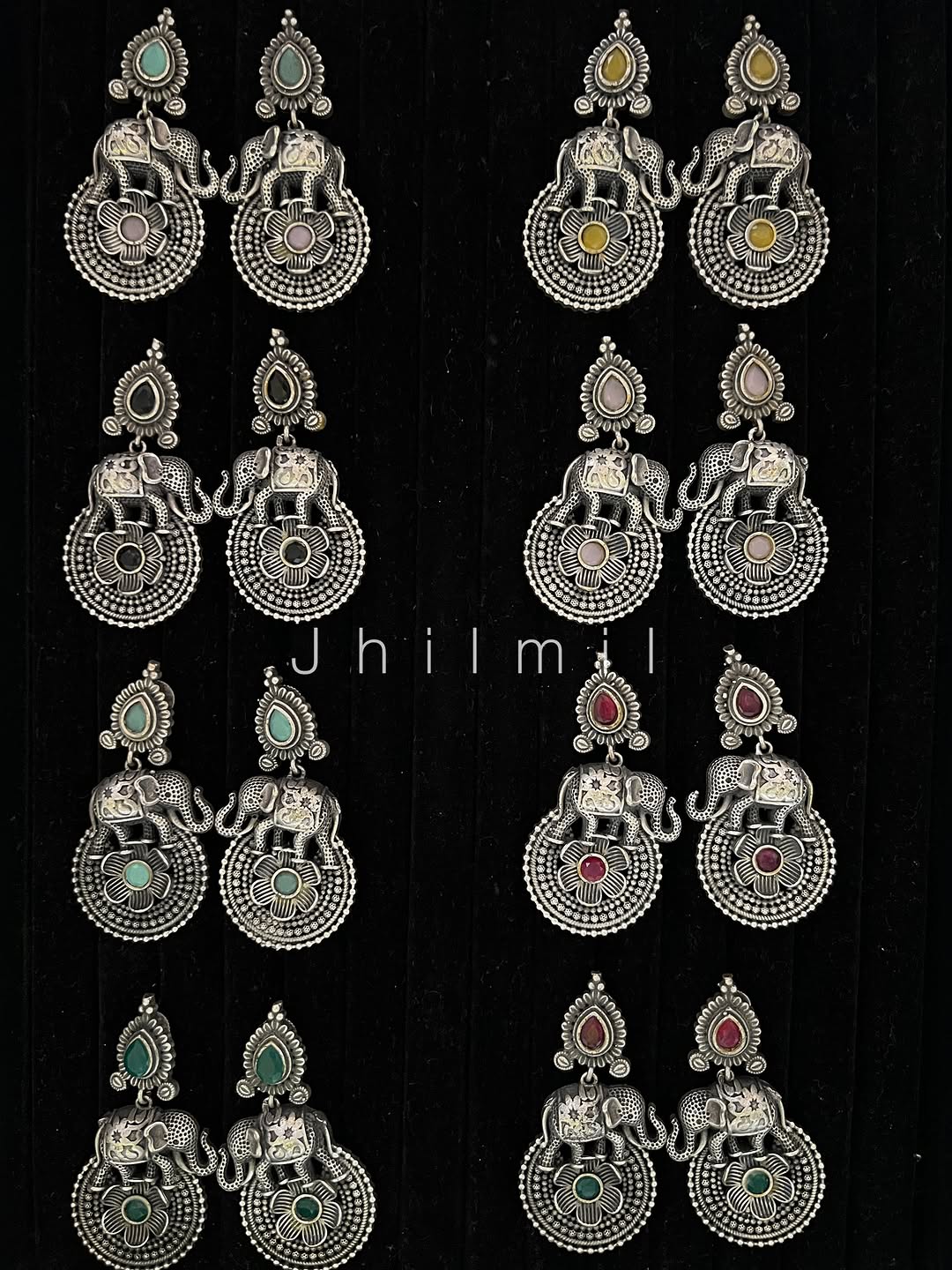 Elephant Flower Earrings