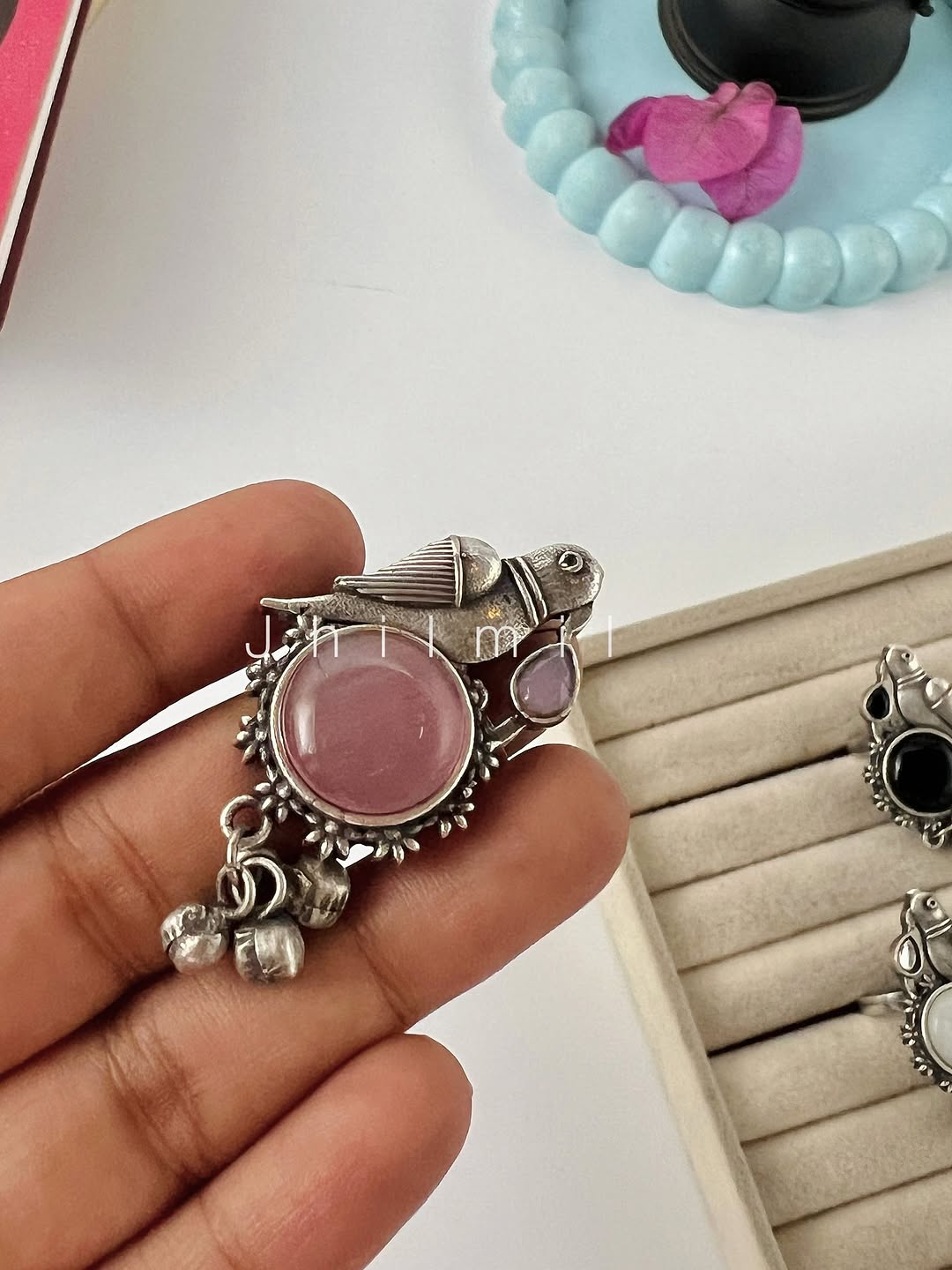 Bird Stone Ring