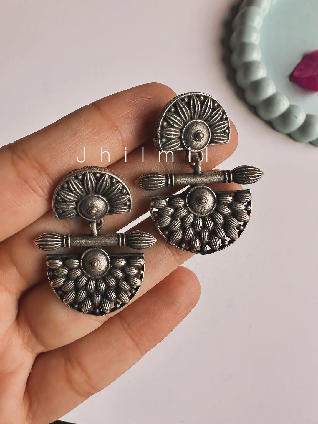 Pankhi drop earrings