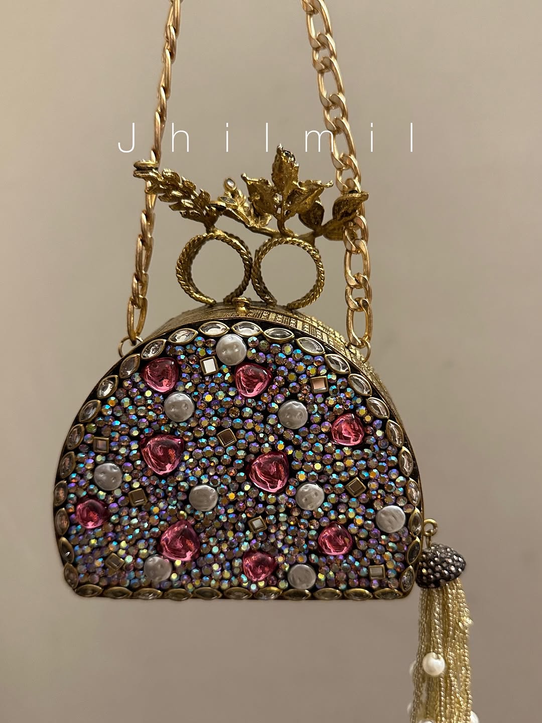 Luxury Clutch - Dome Baby Pink