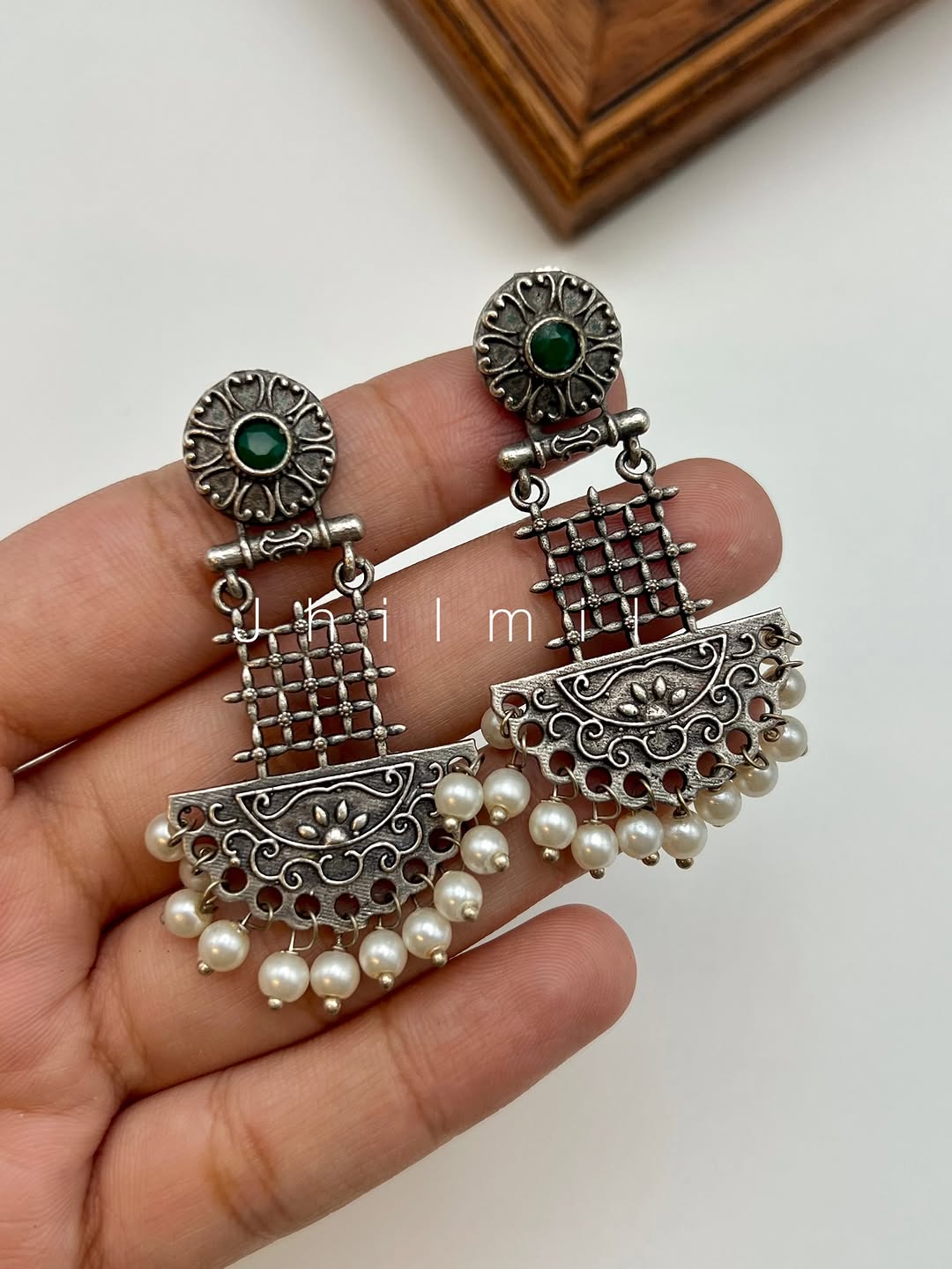Jaal Pankhi Drop Earrings