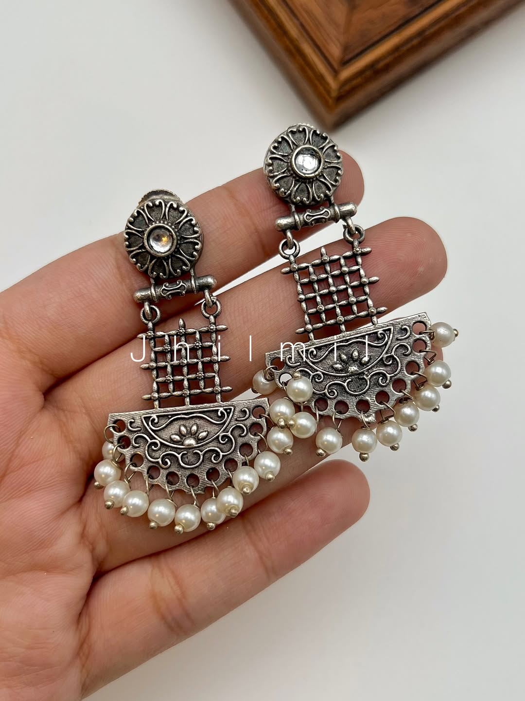 Jaal Pankhi Drop Earrings