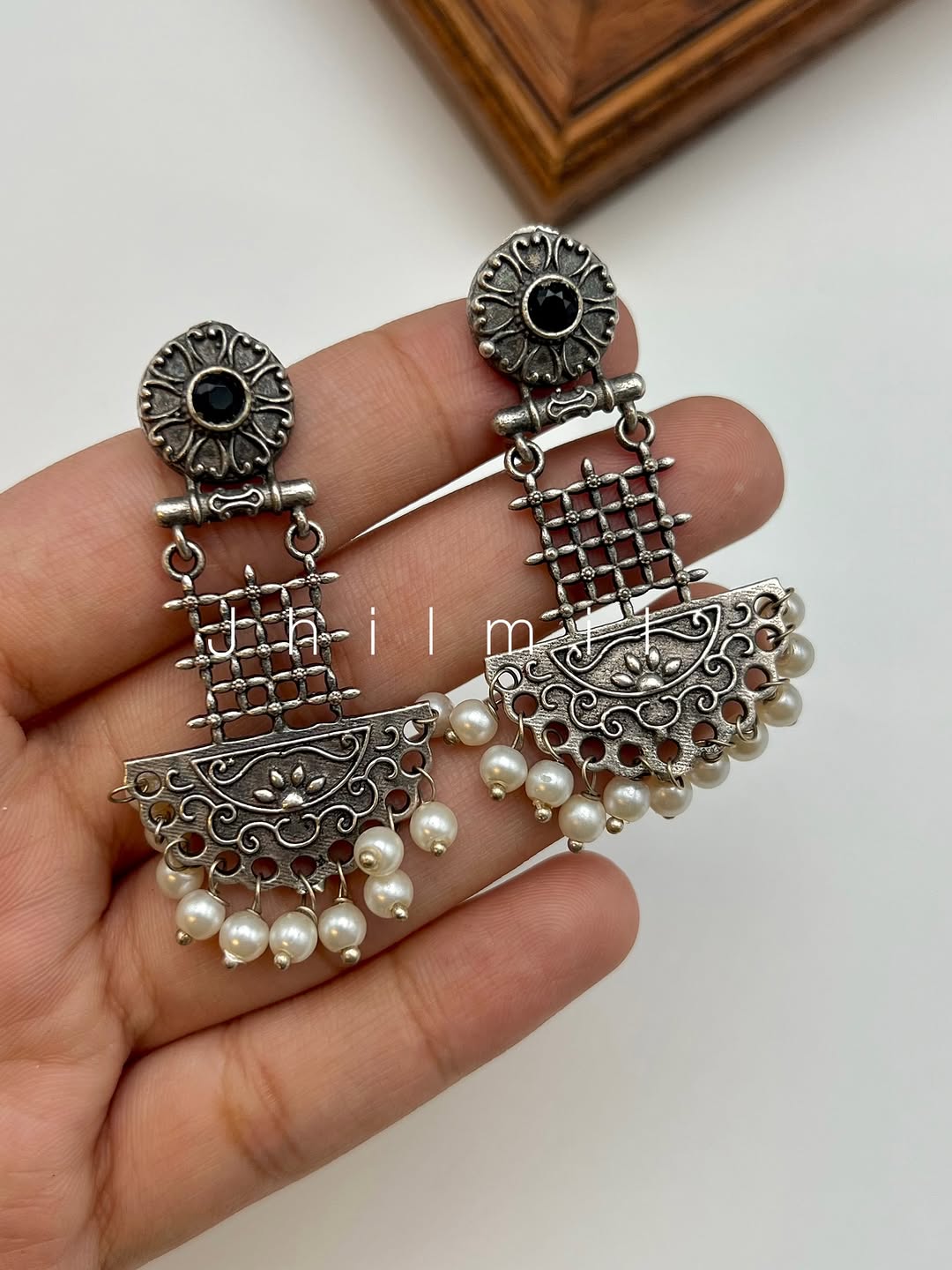 Jaal Pankhi Drop Earrings