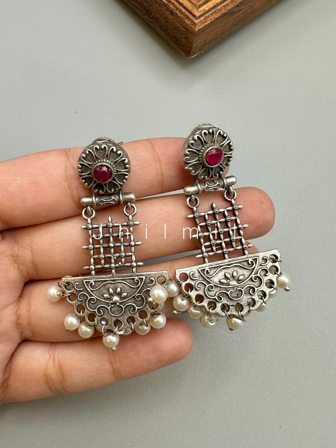 Jaal Pankhi Drop Earrings