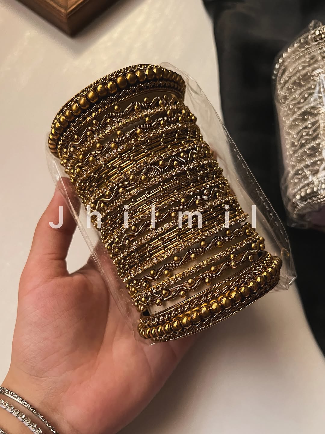 Golden Zuha Bangles set