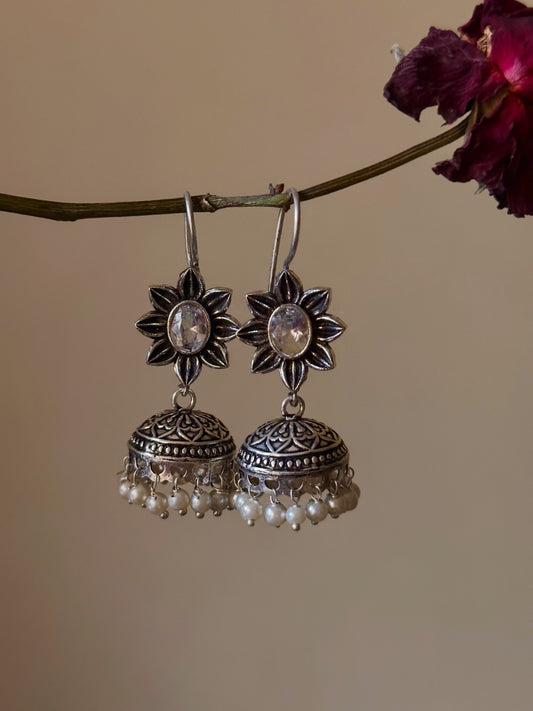 Hook Flower Jhumki