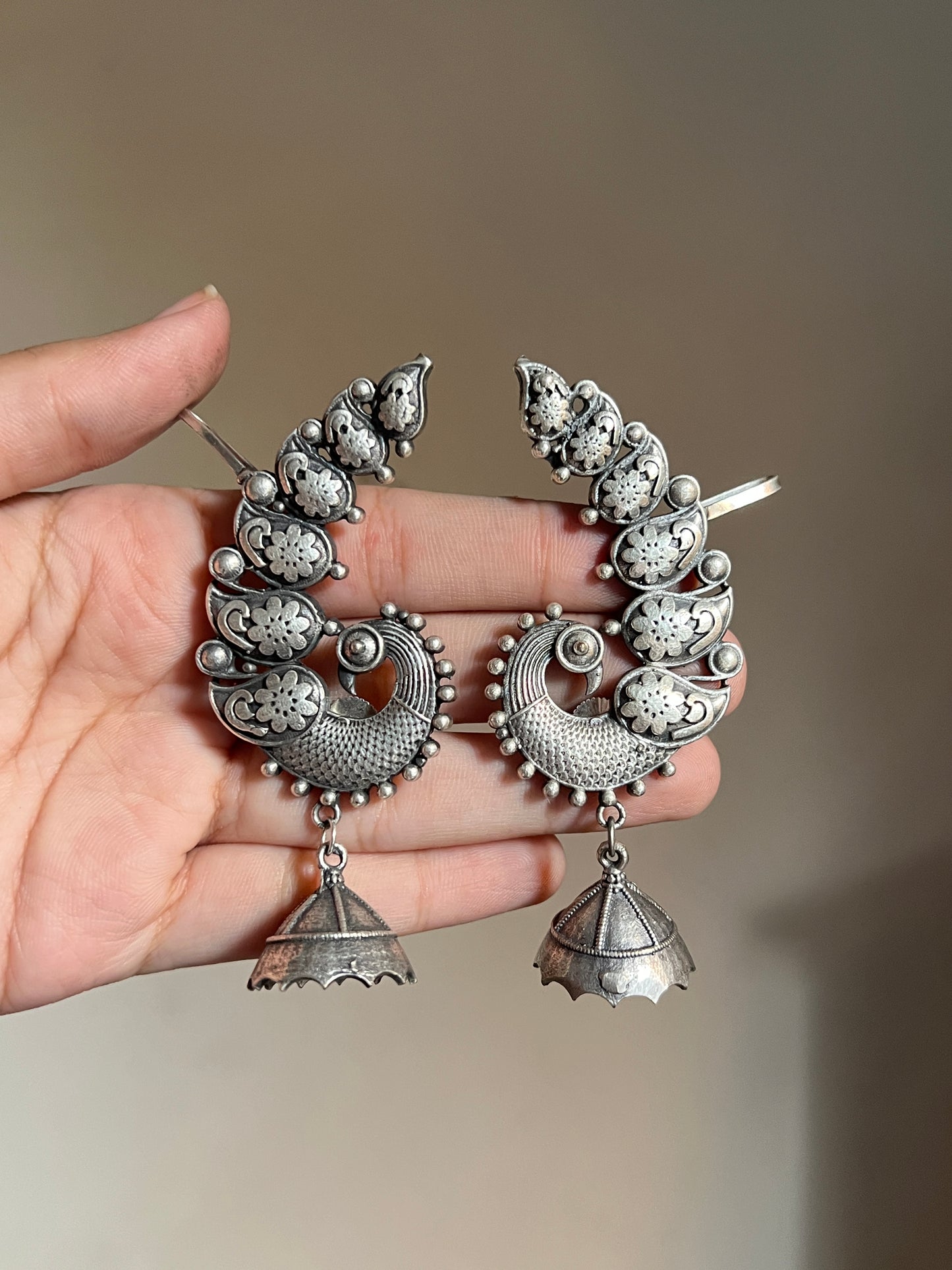 Morni jhumki drop Earcuff