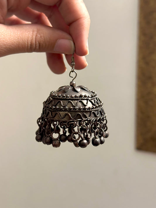 Black Polish Jhumka
