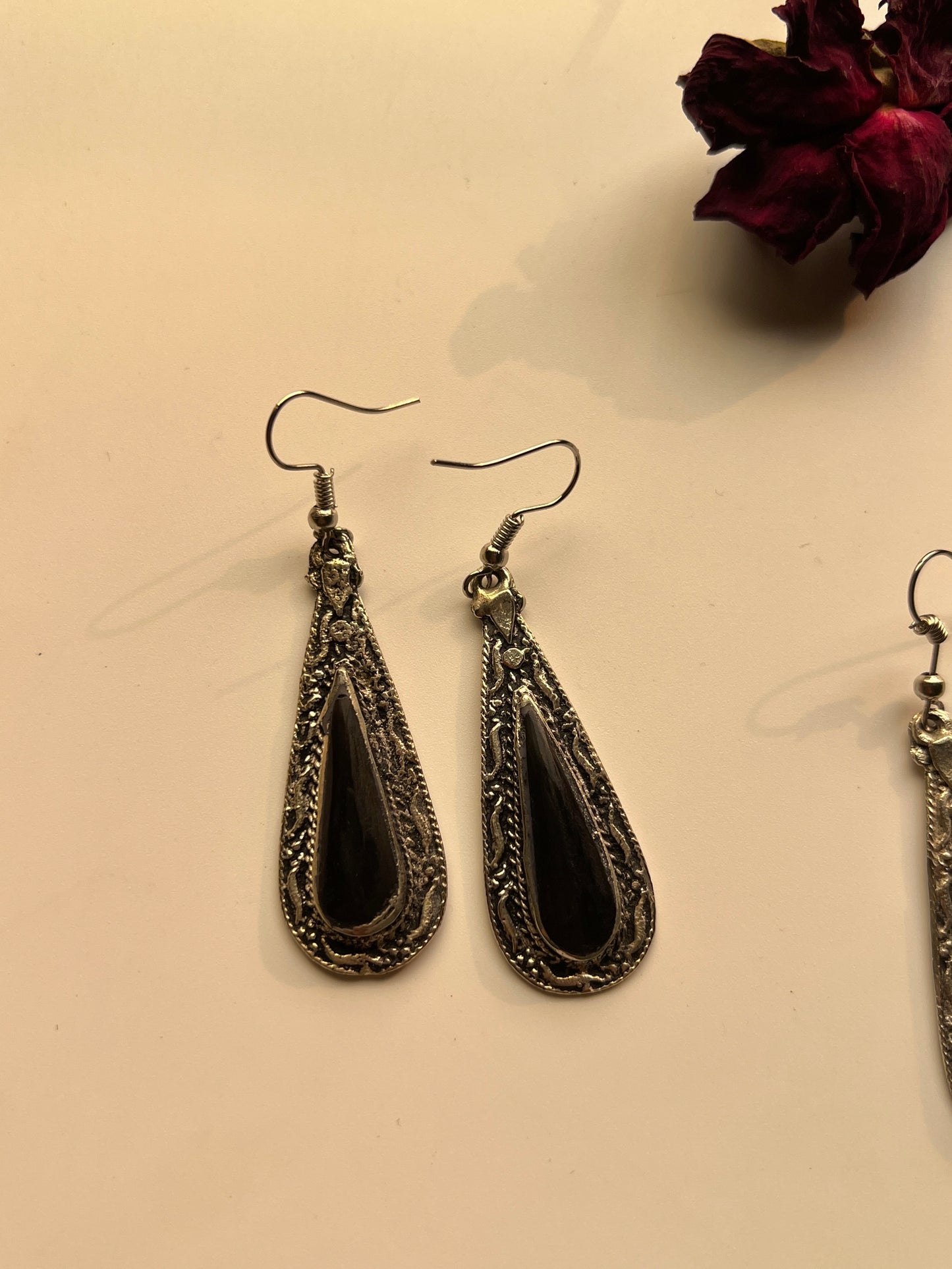 Tear drop Afghan Hook Earrings