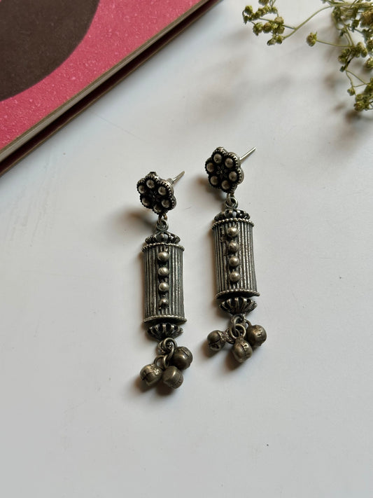 Oxidized Tribal Danglers