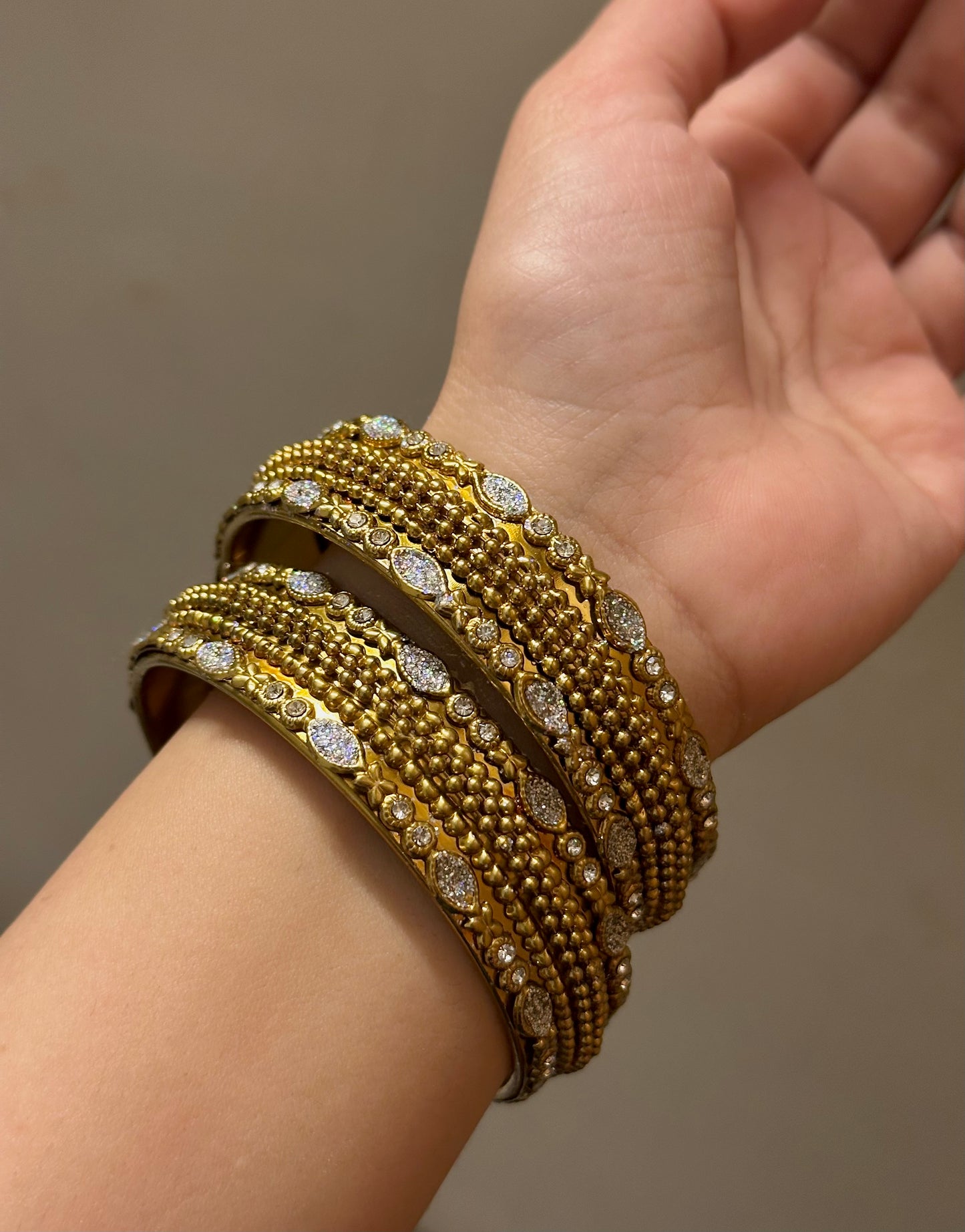 Golden Chunky kara Set