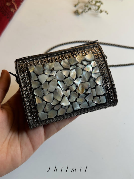 Black Seep Square Clutch