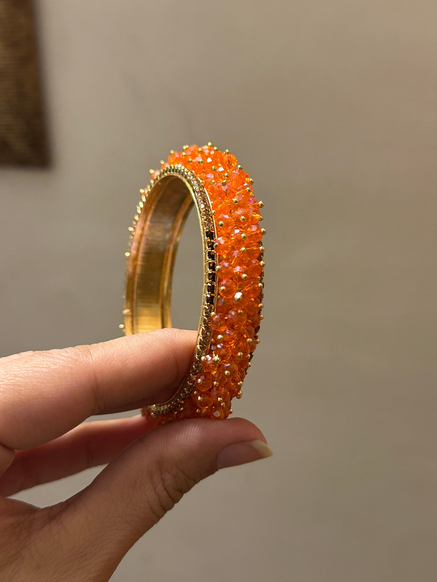 Crystal beaded Bangles(Minor Defected)