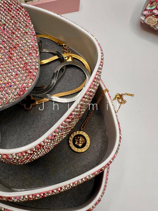 Bling Rhinestone Jewelry Organizer