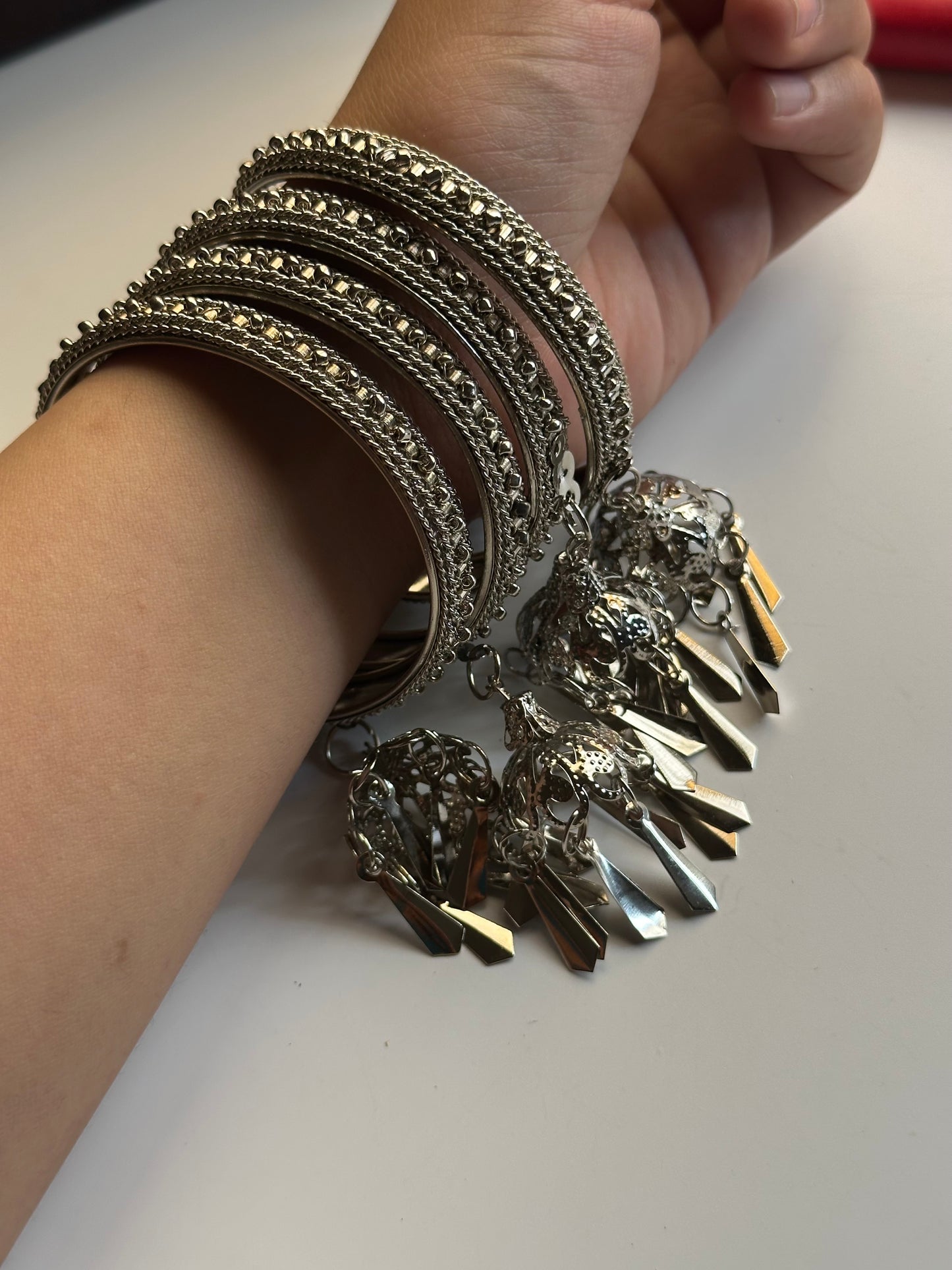 Silver Ujala Bangles