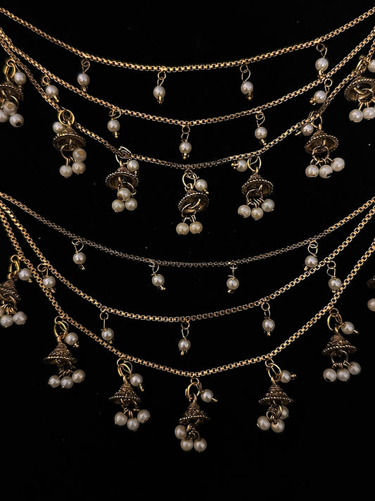 Antique Golden Bell drop Saharay