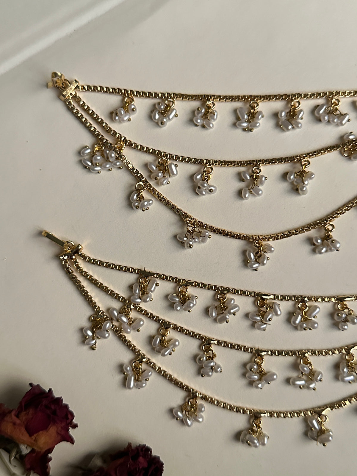 Golden Three Layer Pearl Sahara