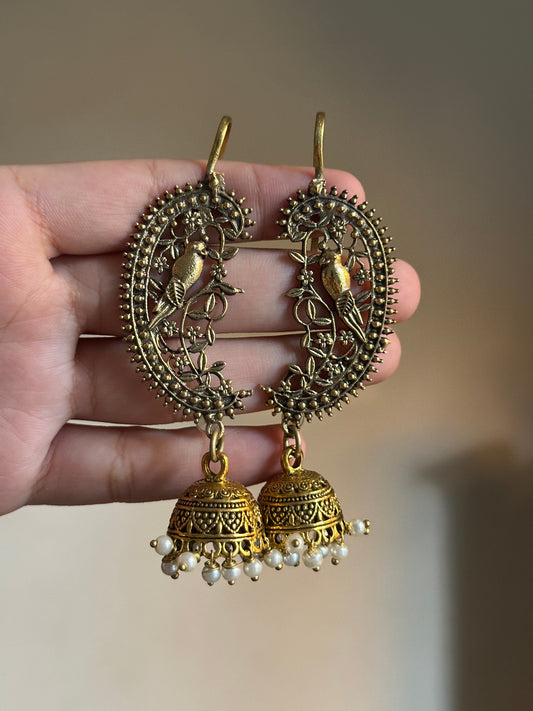 Afghan Bird Earcuff (2 colors)