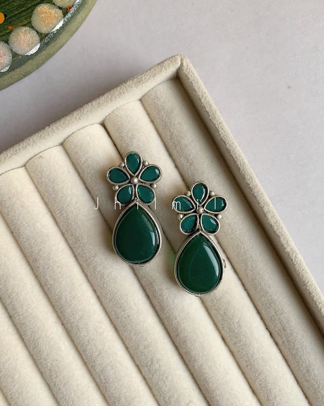 Flower Tear Drop Ear candy