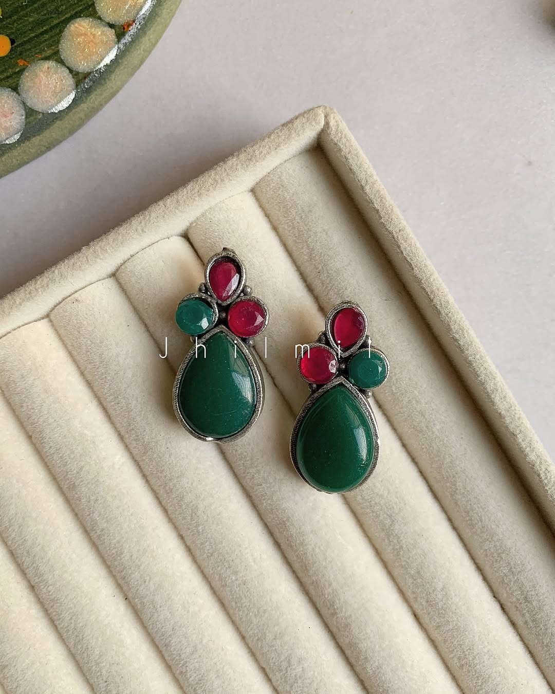 Flower Tear Drop Ear candy