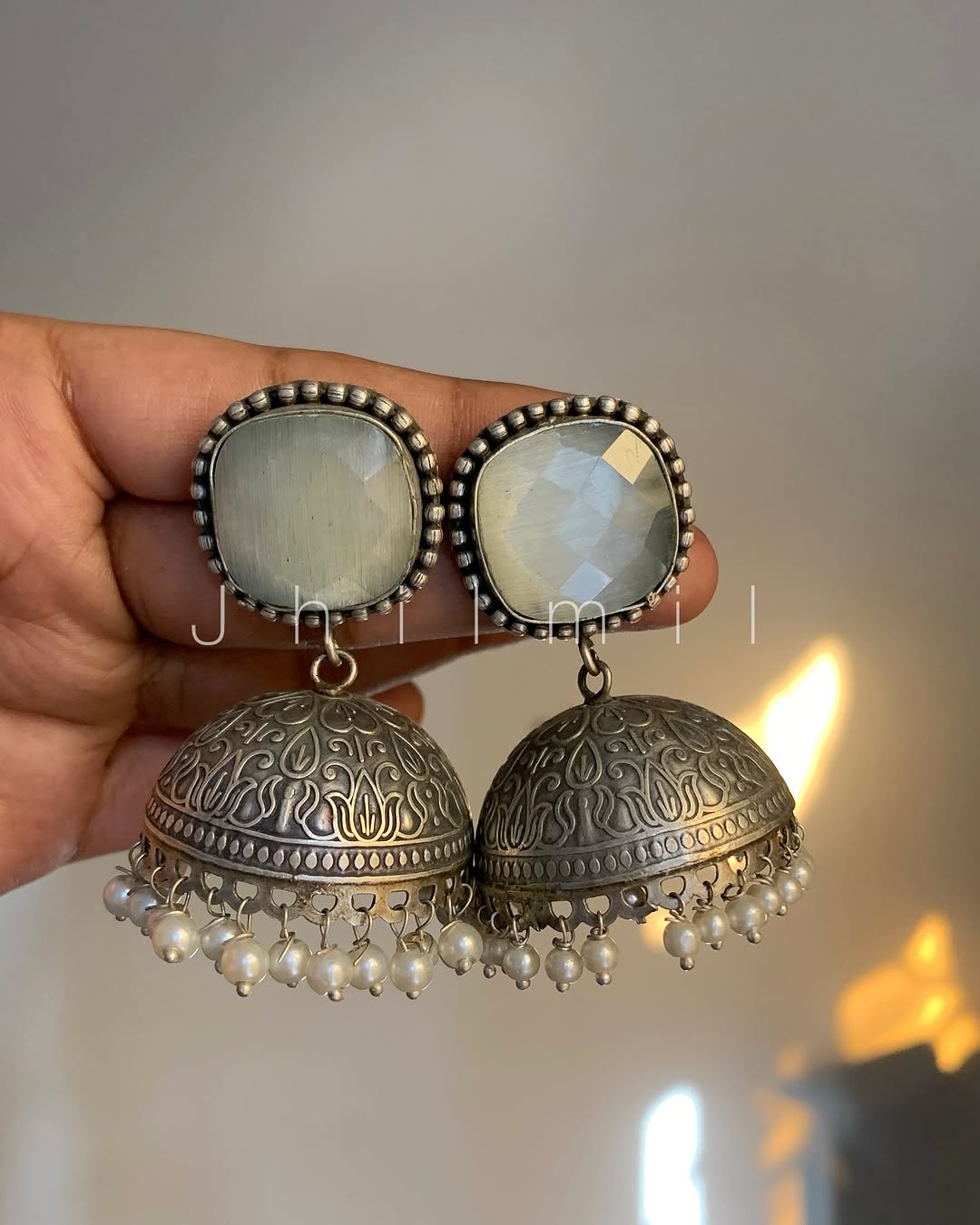 Mona Lisa Stone Jhumki