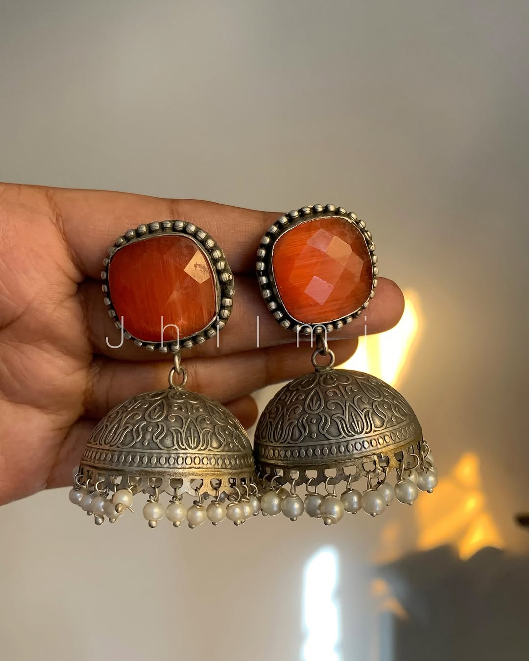 Mona Lisa Stone Jhumki