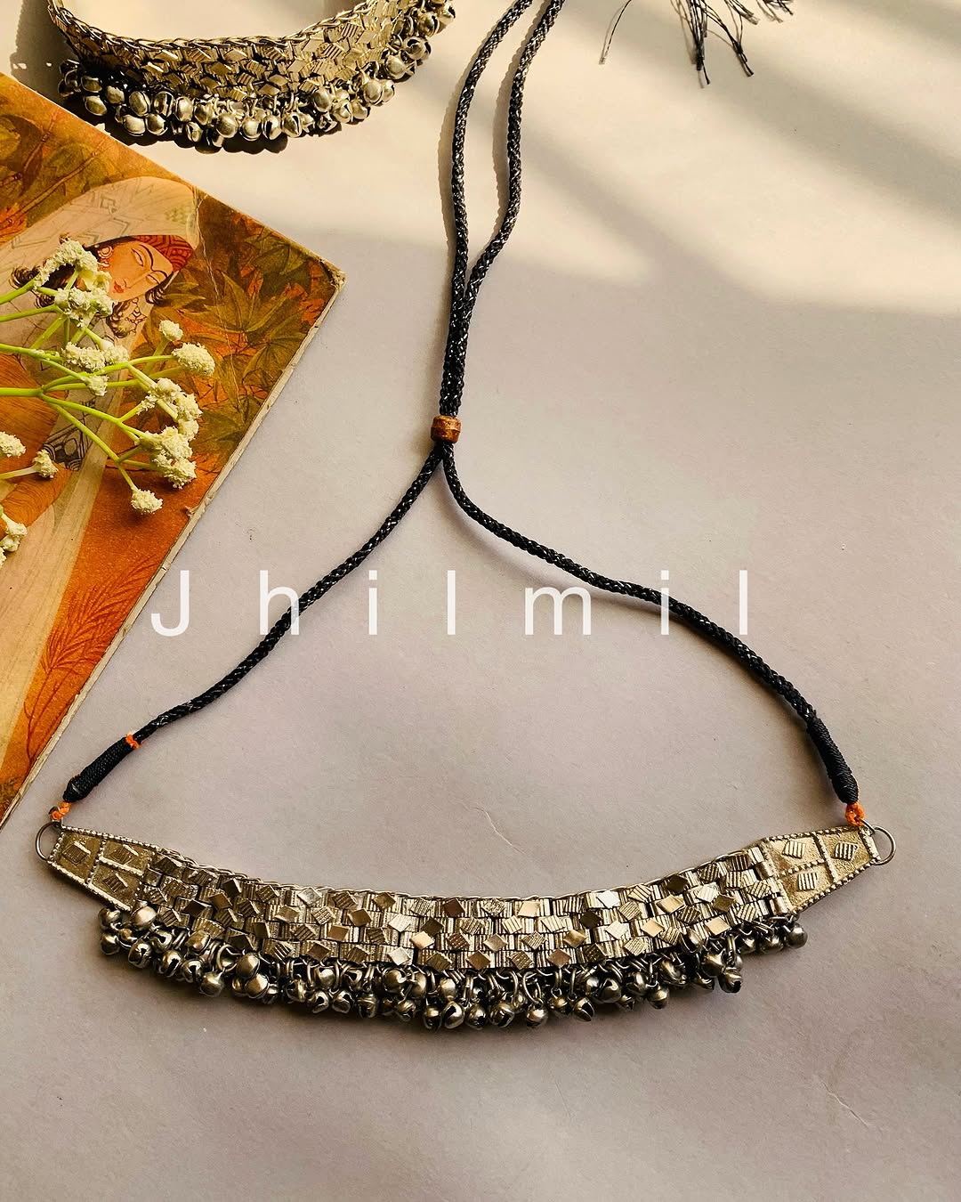 Afghan vintage ghungroo choker