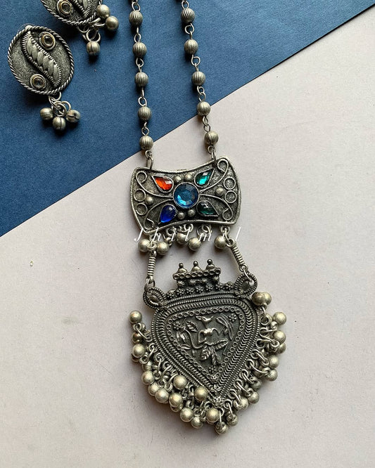 Black polish Paan Mala set