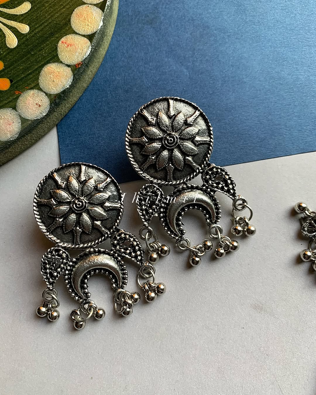 Phool Latkan Mala set with kundan