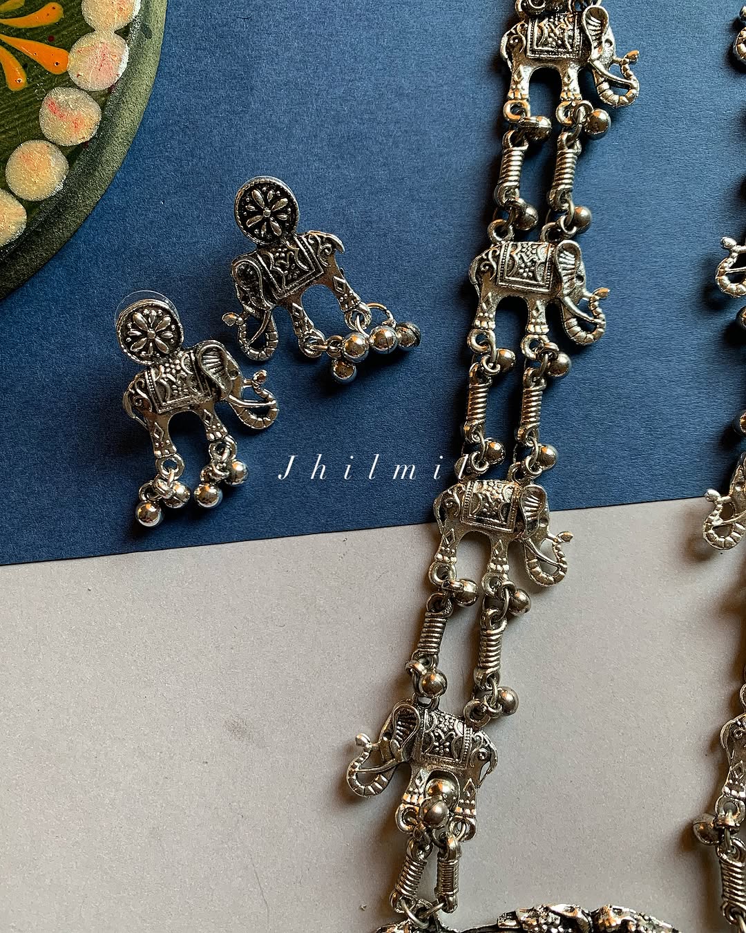 Elephant Motif Mala Set - Design 2