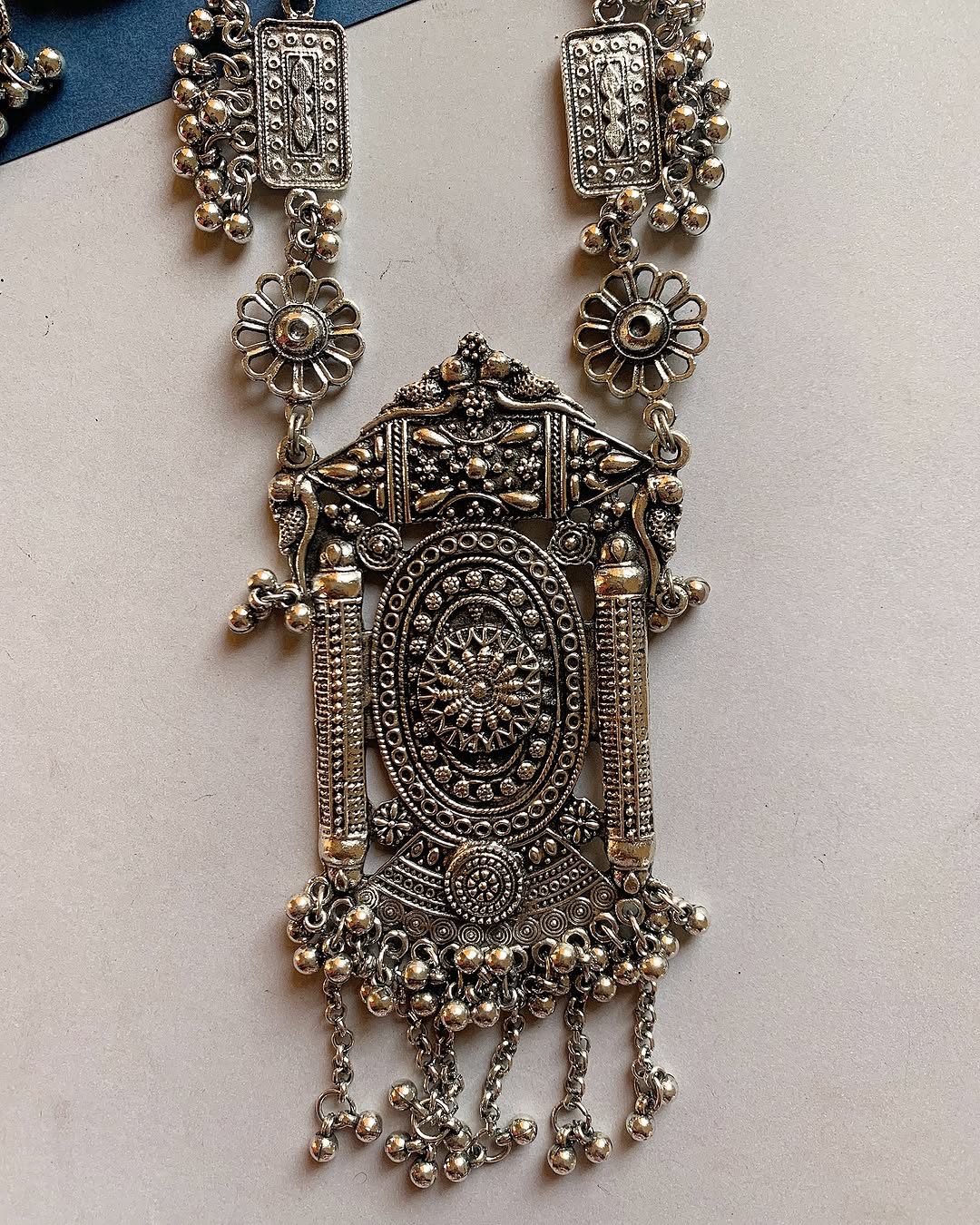 Gulnaaz oxidized Mala set