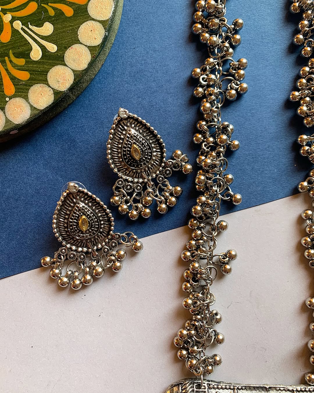 Husna oxidized Mala Set