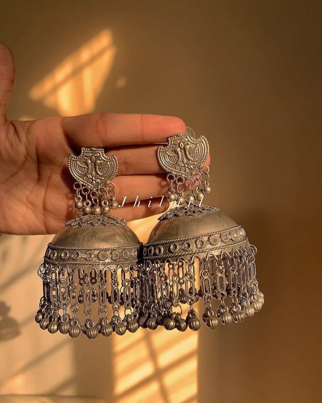 Oxidized Jhumka Design 35